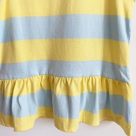 NEW Hanna Andersson Girl Peplum Tank Top 4T 5T 6-7 Years - Picture 5 of 6